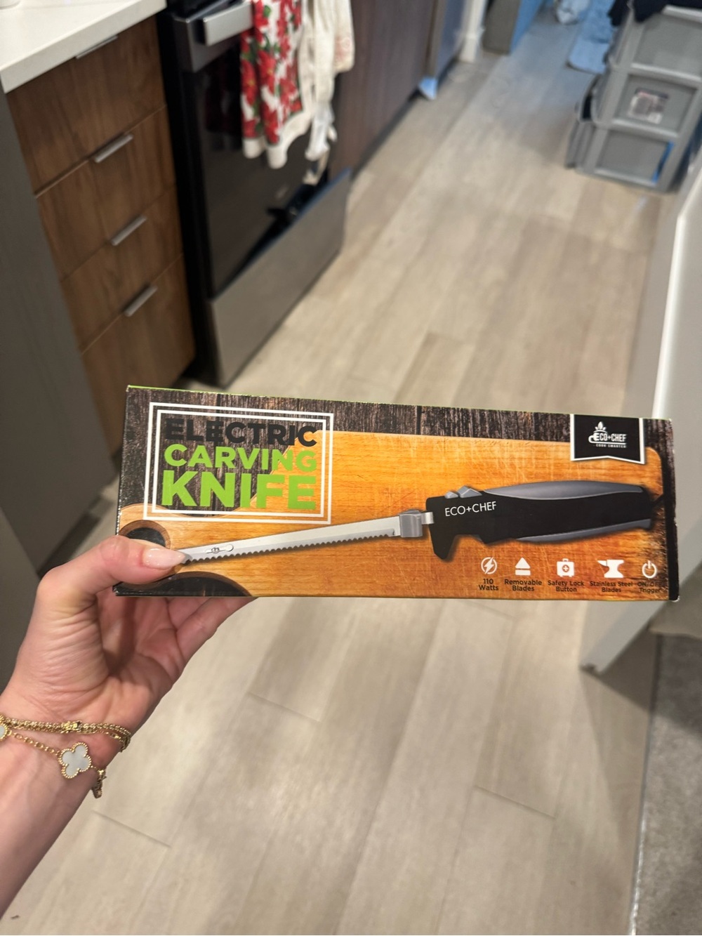 New in box eco chef 👩‍🍳 Black Electric Carving Knife, nwt new with tags